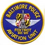 Policía Textil United States Baltimore Police Aviation Unit. Foxtrot 1970